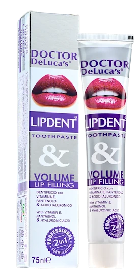 Lipdent - Il primo volumizzante labbra che cura la tua igiene orale Lipdent, Dentifricio Volumizzante Labbra, Dentifricio che gonfia le labbra, Lipdent Labbra, Dentifricio Volumizzante Image
